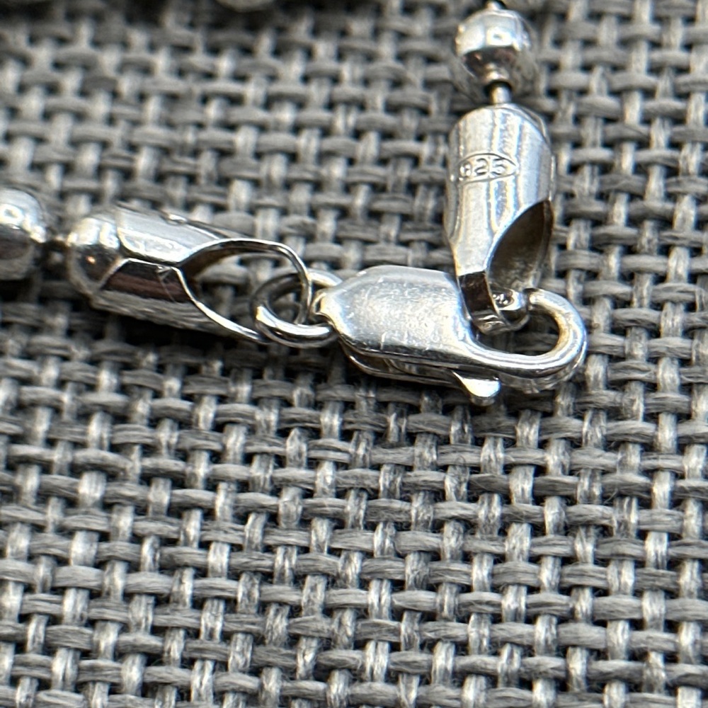 Vintage Sterling silver bracelet Italy #046 - Picture 4 of 8
